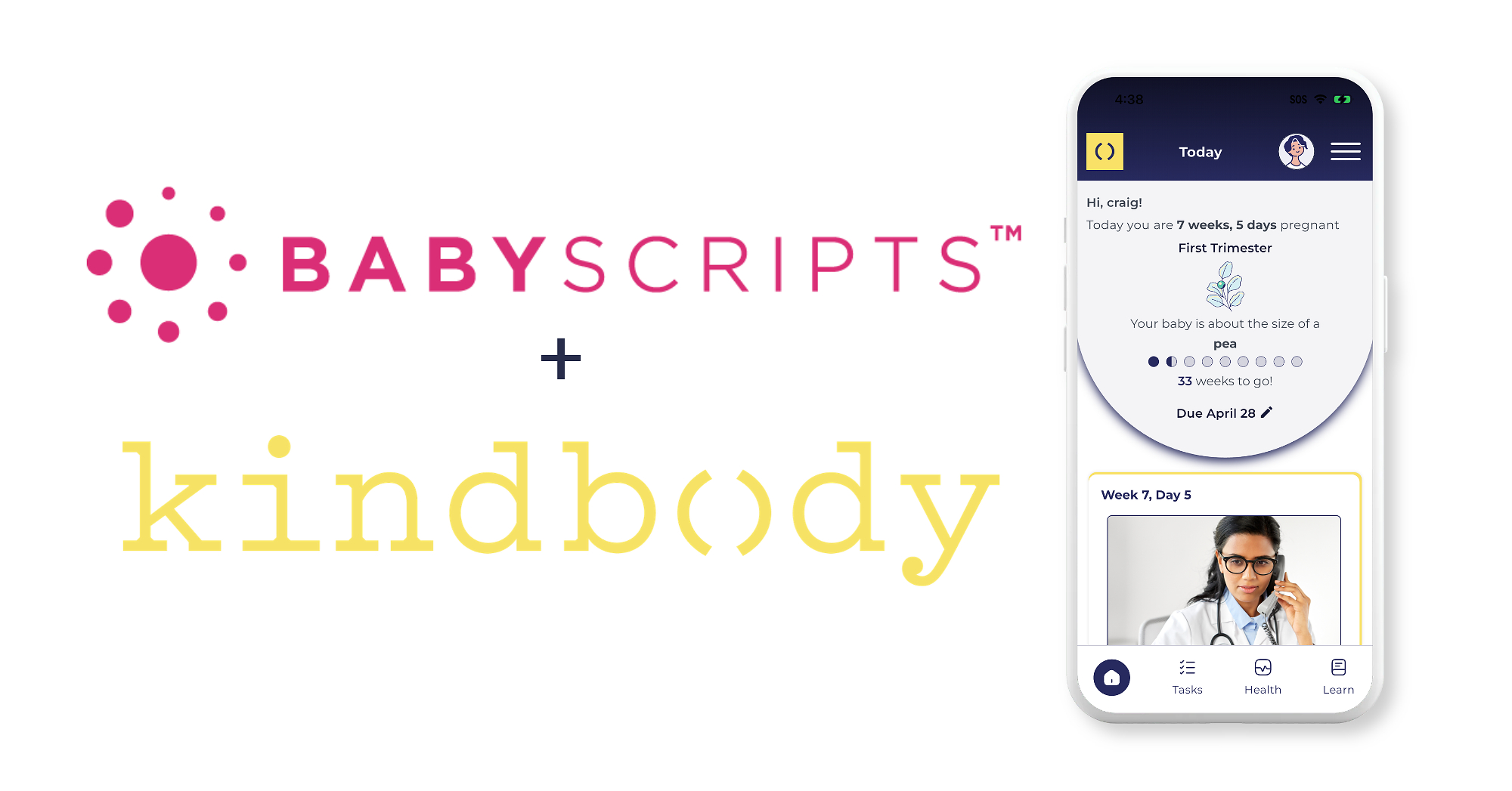 Babyscripts and Kindbody Partner to Expand Digital Pregnancy and Postpartum Support