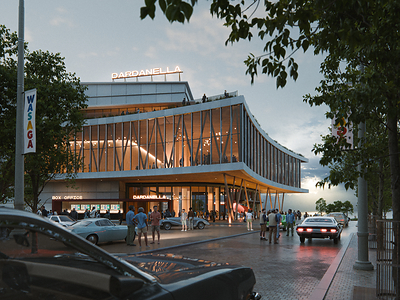Artist's rendering of the new Dardanella music venue. 