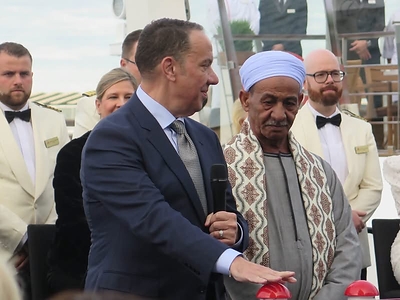 Viking Names Top Global Travel Advisor Michael Consoli Godfather of New Viking Sekhmet