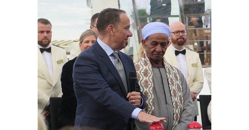 Viking Names Top Global Travel Advisor Michael Consoli Godfather of New Viking Sekhmet
