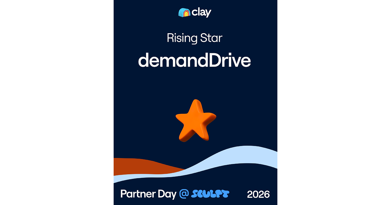 demandDrive Named Clay's Inaugural "Rising Star" Partner Following Rapid GTM Tech Integration