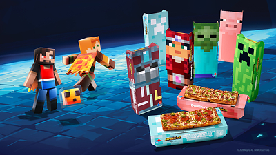 Domino's and Minecraft Dungeons II are teaming up to launch collectible boxes and exclusive in-game items for customers who purchase a Domino – Domino's new made-for-one pizza.
