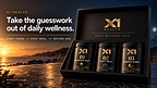 X1 Health’s Daily Wellness Pack features Morning Fast™, First Meal™, and Deeper Sleep™—a three-part system for morning, mealtime, and bedtime