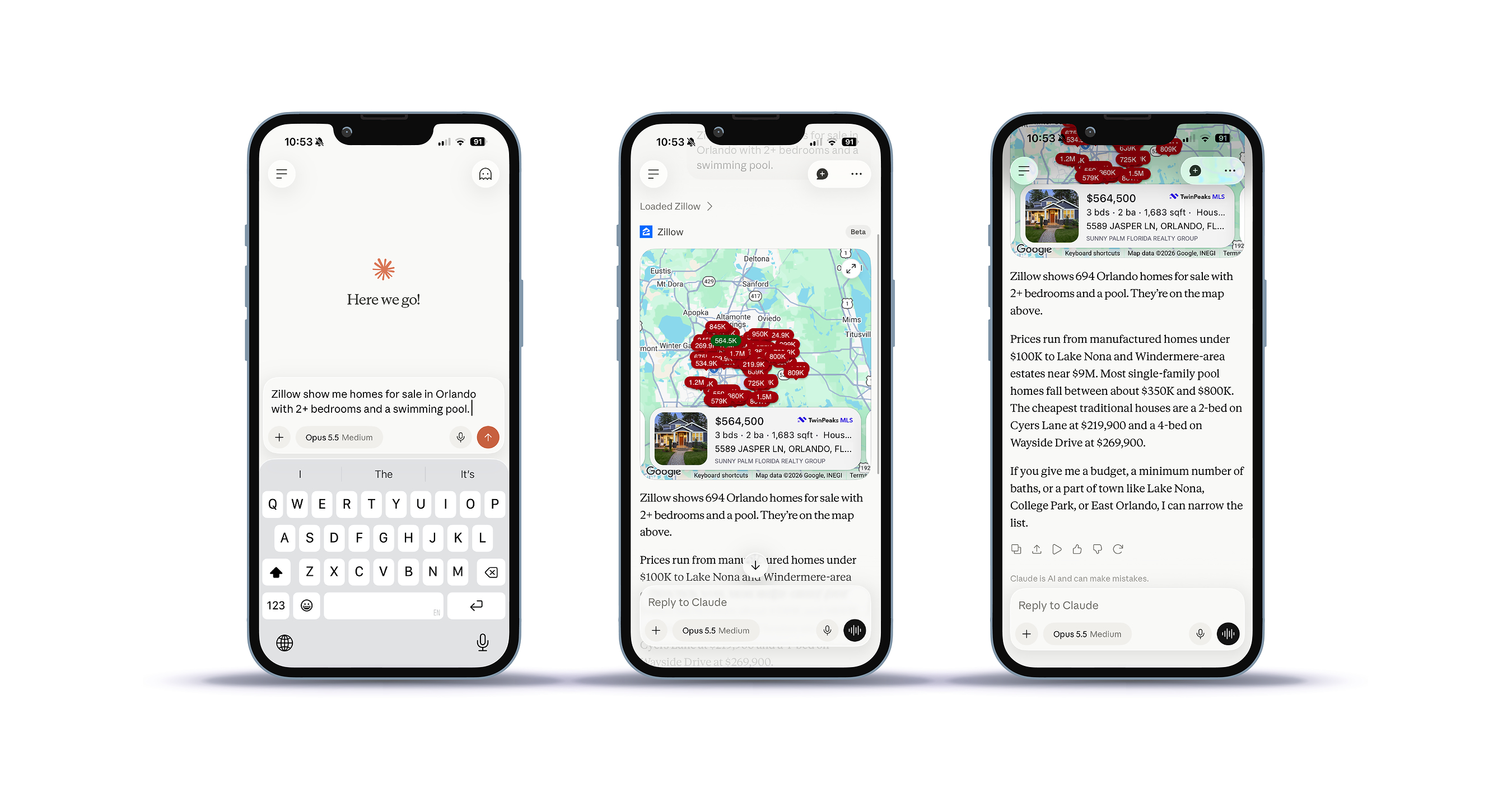 Zillow brings specialized housing intelligence to Claude, with a path to tours, agents and financing