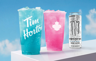 Tim Hortons brings back steak at breakfast with the new Steak Farmer’s Wrap, plus new Energy Infusr beverages made with Monster Energy Zero Ultra for a limited time