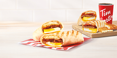 Tim Hortons brings back steak at breakfast with the new Steak Farmer’s Wrap, plus new Energy Infusr beverages made with Monster Energy Zero Ultra for a limited time