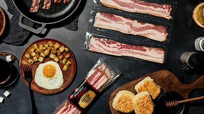 HORMEL® BLACK LABEL® Portion Pack Bacon makes it easier, offering premium bacon in a convenient format that delivers just the right amount for every occasion—with less waste.
