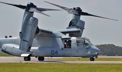 MC-MV-22 Osprey tiltrotor aircraft.