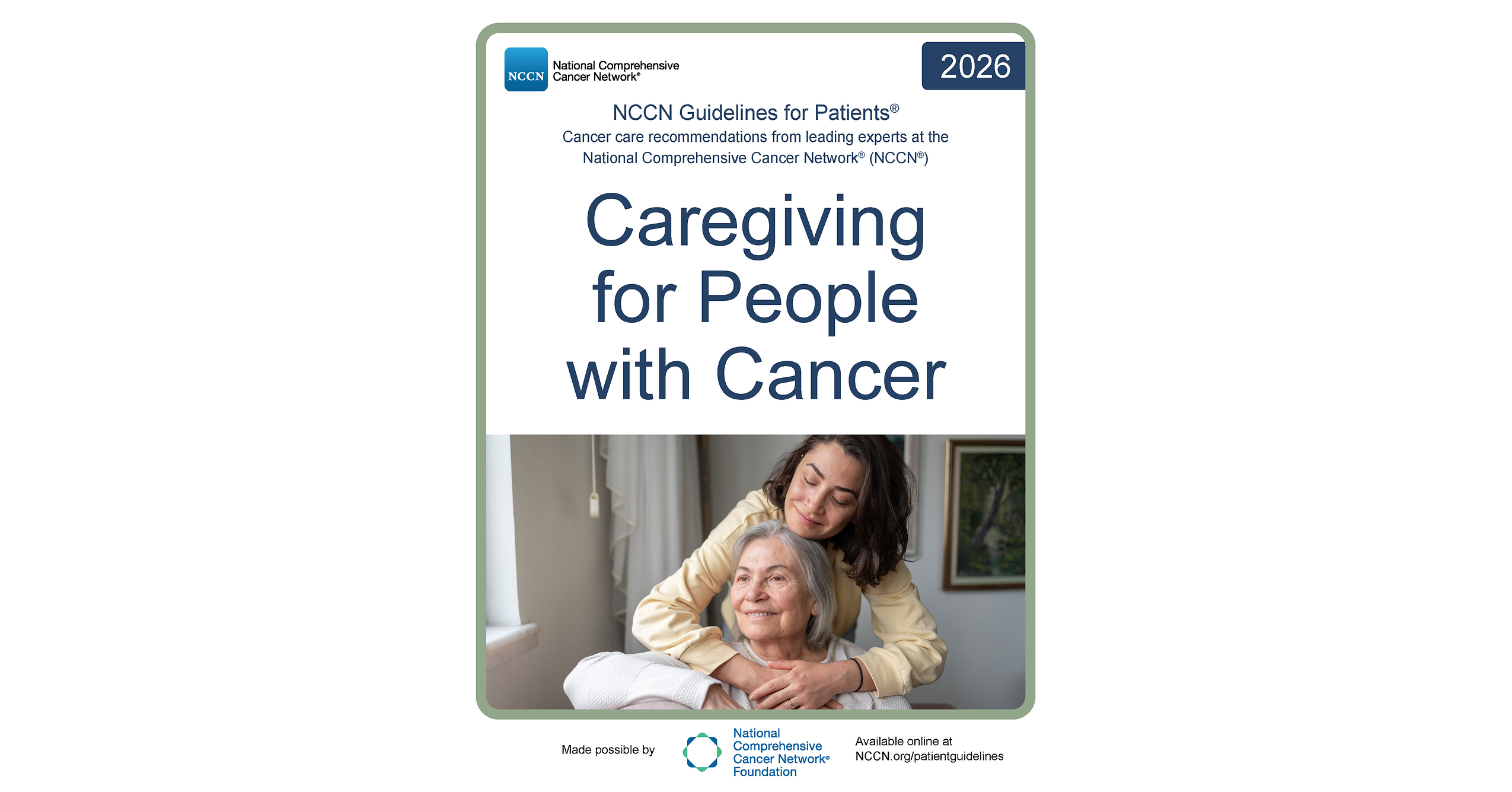 Comment prendre soin des aidants ? Le NCCN publie un guide essentiel pour soutenir les proches atteints de cancer.