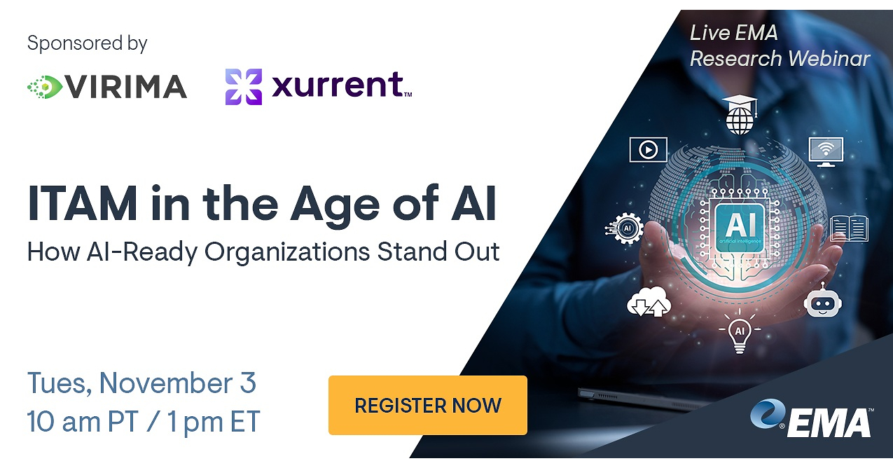 Enterprise AI Adoption Outpaces ITAM Readiness, New EMA Research Finds