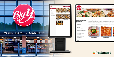 Big Y Foods and Instacart Launch In-Store Foodservice Kiosks and Online Catering Ordering