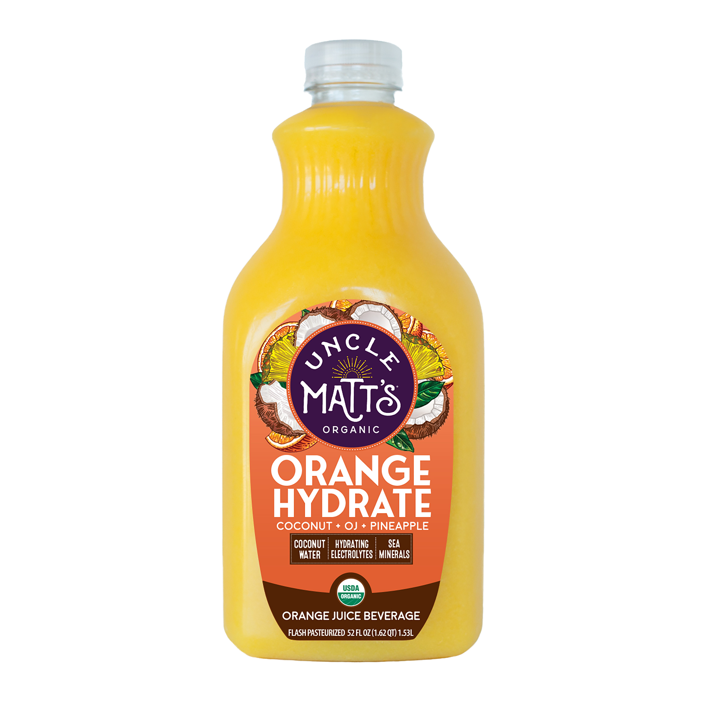 Uncle Matt's Organic® Launches Orange Hydrate, a Clean Organic Hydration Drink Powered by Aquamin® Sea Minerals