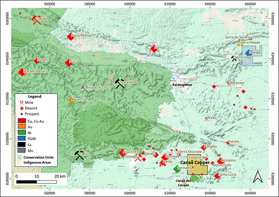 Figure 1: Canaã Copper Project location.