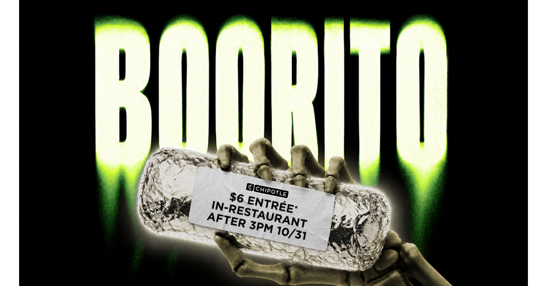 BOORITO RETURNS: CHIPOTLE TO OFFER $6 ENTREES ON HALLOWEEN 2026