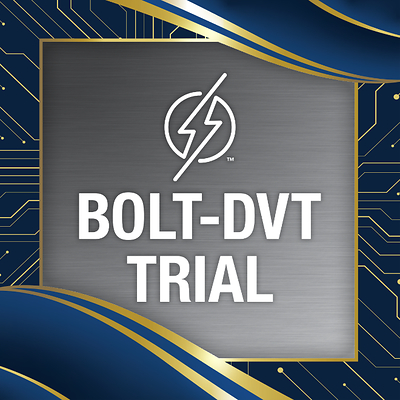 BOLT-DVT, a recent prospective, multicenter Investigational Device Exemption (IDE) trial, demonstrated first-line use of computer assisted vacuum thrombectomy (CAVT) for DVT is safe and effective