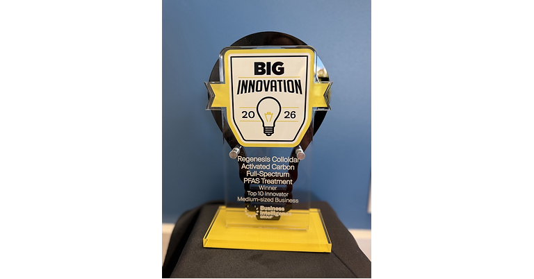 REGENESIS Wins 2026 BIG Innovation Award for Full-Spectrum PFAS Treatment