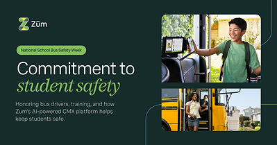 Zum Celebrates National School Bus Safety Week, Reinforcing Its Commitment to Student Safety