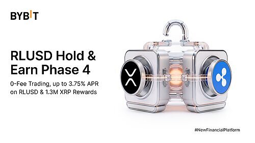 Bybit Renews RLUSD Hold & Earn Phase 4 with 1.3 Million XRP Rewards and Zero Fee This image opens in the lightbox