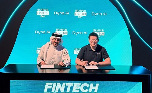Dyna.Ai and Bahrain FinTech Bay sign a partnership agreement at Fintech Forward 2026 This image opens in the lightbox