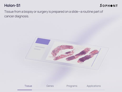Holon-S1 predicts spatial activity of genes and biological pathways from routine pathology slides, enabling various downstream applications.
