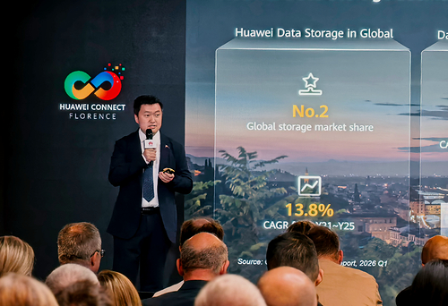 Adley Zhang, Director of Huawei's European Data Center Marketing & Solution Sales Department