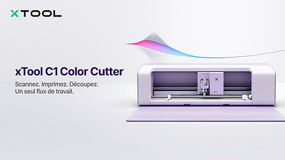 xTool lance la C1 Color Cutter, une machine tout-en-un qui combine numérisation, impression couleur et découpe de précision