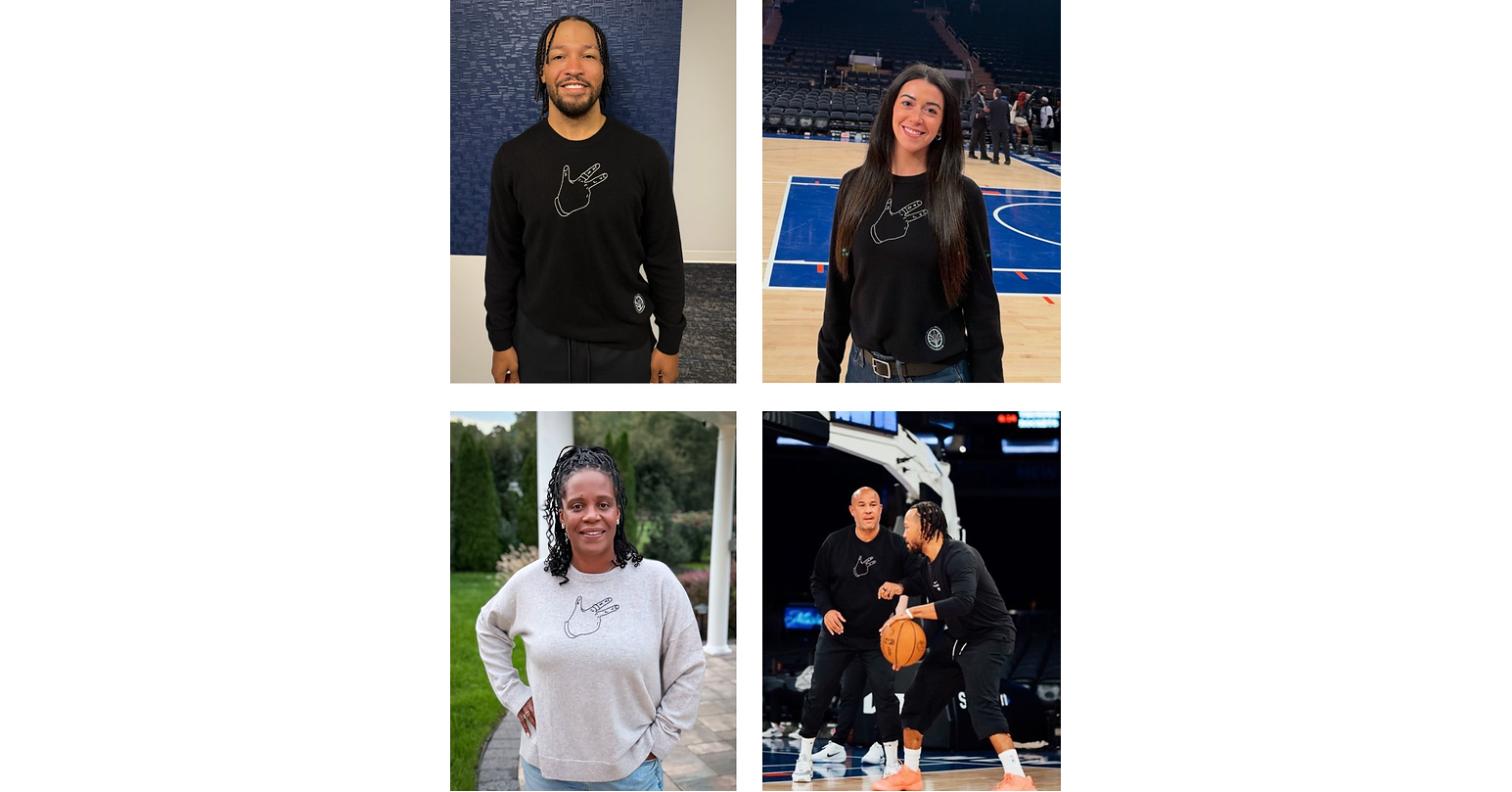 LINGUA FRANCA TEAMS UP WITH JALEN BRUNSON AND HIS FAMILY FOR NEW COLLECTION BENEFITING SECOND ROUND FOUNDATION