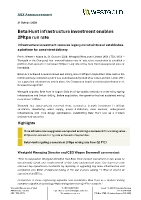 Title is - Beta Hunt infrastructure investment enables 2Mtpa run rate
