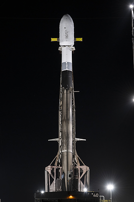 Cluster 15 launched aboard SpaceX’s Bandwagon-5 rideshare mission on a Falcon 9 rocket from Cape Canaveral Space Force Station in Florida. Pictured here on the pad. Cluster 15 launched aboard SpaceX’s Bandwagon-5 rideshare mission on a Falcon 9 rocket from Cape Canaveral Space Force Station in Florida. Pictured here on the pad.