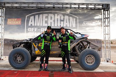 Phil Blurton wins inaugural American Off-Road Racing Championship UTV Pro and Limited Overall Championships while Michael McFayden finishes second at the Laughlin season finale
