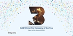 Beyond Finance Wins Gold for Company of the Year in Best in Biz Awards 2026 International