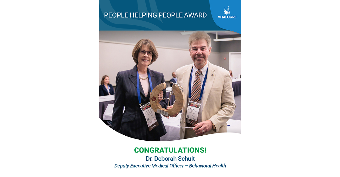 VitalCore's Dr. Deborah Schult Honored with 2026 People Helping People Award