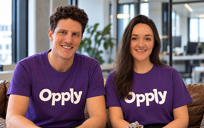 Martin Postel and Helen Murphy, founders at Opply
