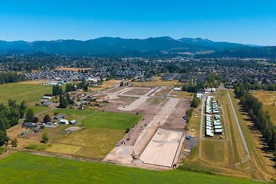 Community Aerial View | New Homes in Enumclaw, WA | Rainier Ridge Estates by Century Communities