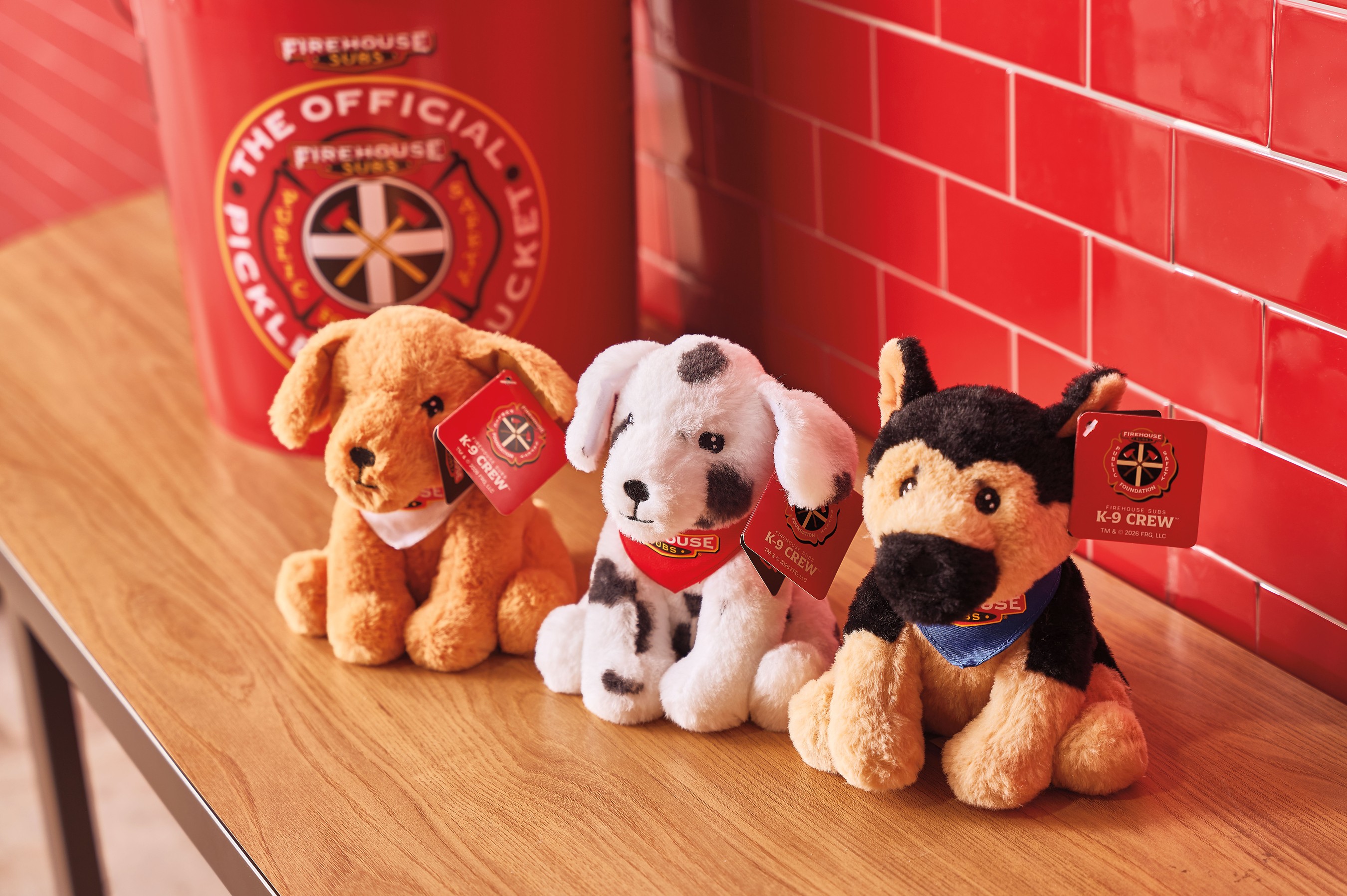Firehouse Subs® Unleashes K-9 Crew Plushie Collection Honoring Real-Life Hero Dogs for National First Responders Day