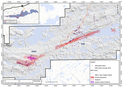PMET fait progresser le développement de Shaakichiuwaanaan avec son programme de forage 2026 de plus de 30 000 m