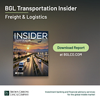 Transportation & Logistics Enters Early Growth Cycle as Market Dynamics Evolve