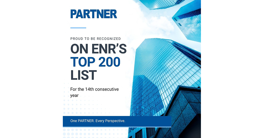 Partner Ranked on ENR's Top 200 Environmental Firms List for the 14th Consecutive Year