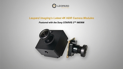 Leopard Imaging Introduces New 4K HDR Camera Modules Featuring the Sony IMX908 Image Sensor