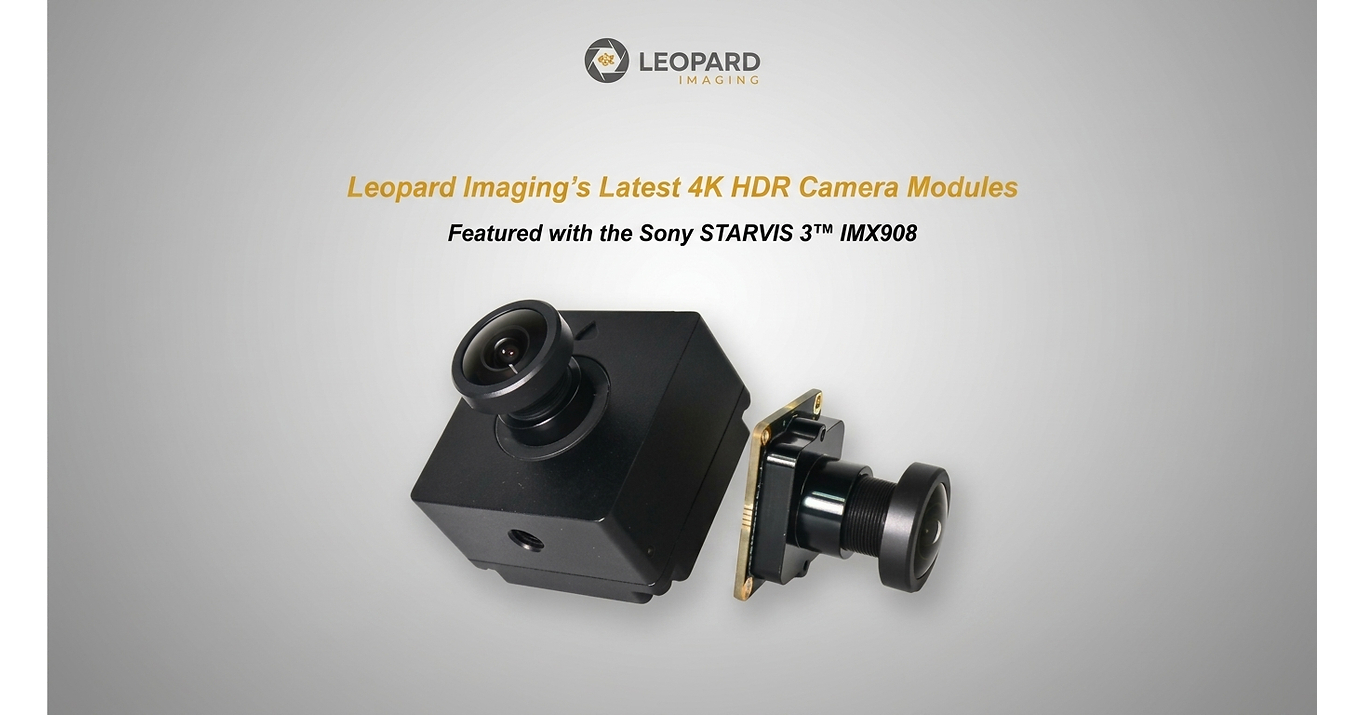 Leopard Imaging Introduces New 4K HDR Camera Modules Featuring the Sony IMX908 Image Sensor