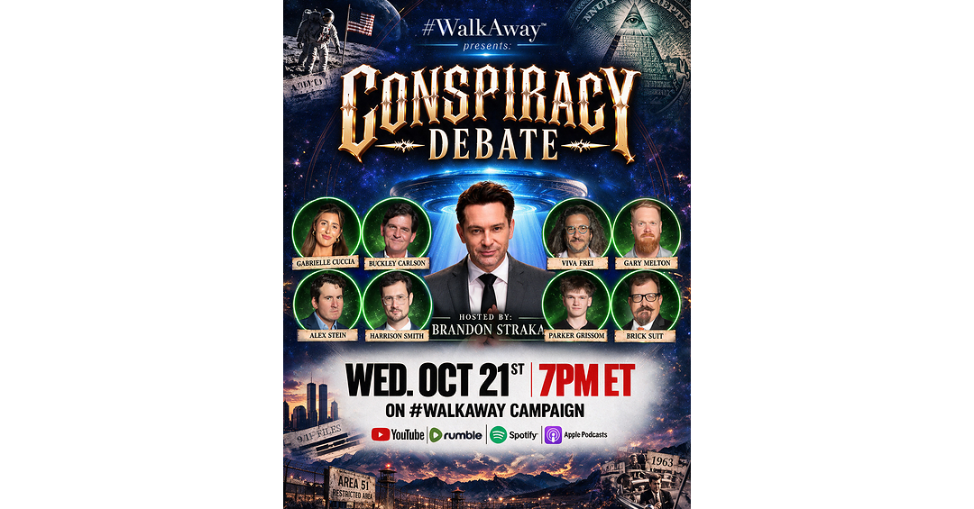 #WalkAway Campaign Premieres "Conspiracy Debate" Tonight, Putting Believers and Skeptics Face to Face