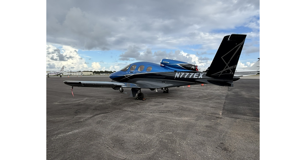 ECS Jets Adds a Cirrus Vision Jet G3 in Palm Beach as CEO Earns His Type Rating