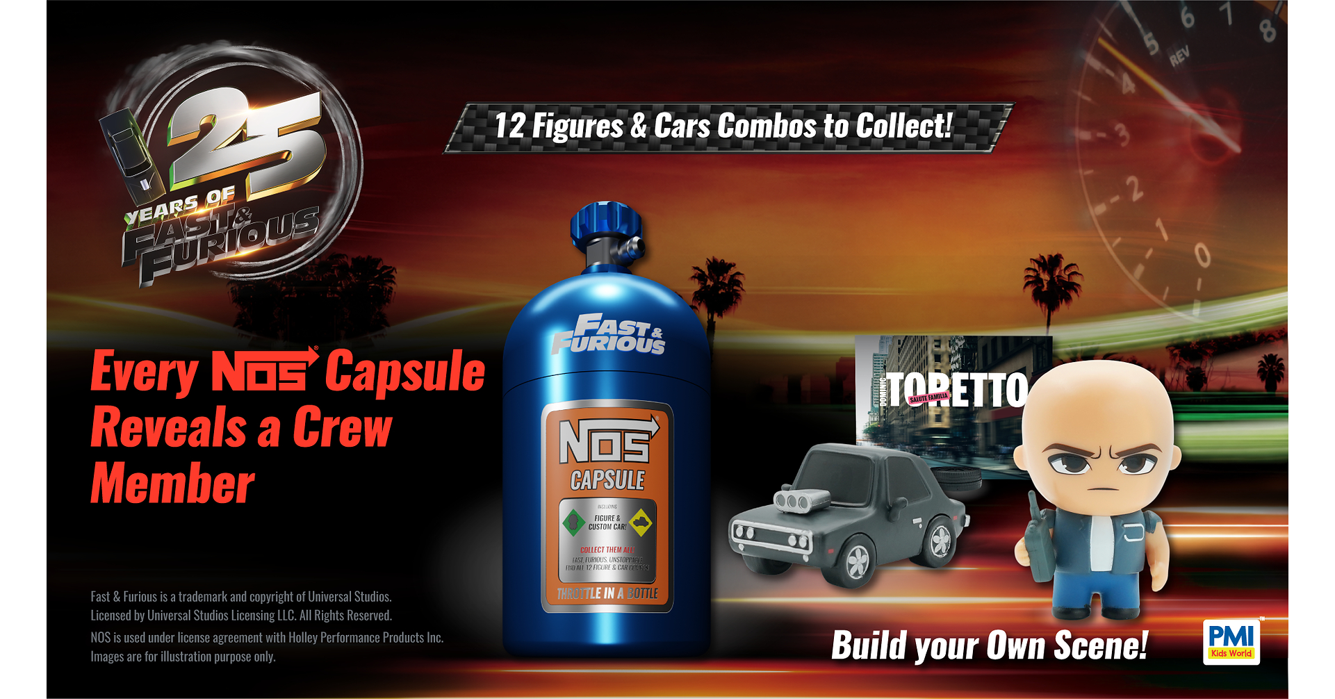 PMI Launches Fast & Furious NOS Capsule Collectibles Exclusively at Walmart