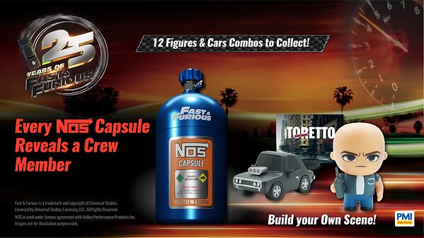 PMI Fast and Furious NOS Capsule Collectibles