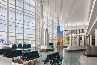 Terminal B North Concourse at George Bush Intercontinental Airport (IAH)