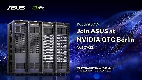 ASUS Ready to Ship NVIDIA HGX Rubin NVL8 Systems, Showcases AI factory design and simulation using NVIDIA DSX at NVIDIA GTC Berlin 2026 This image opens in the lightbox