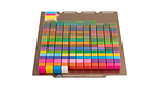 Color samples printed with Snapmaker PLA Full Spectrum Filament Bundle (White Edition).
