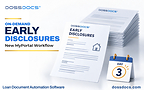 DossDocs Launches New MyPortal Early Disclosures with Built-In Docusign® eSignature and Lower Upfront Doc Costs