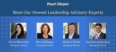 Pearl Meyer Expands Leadership Advisory Practice with Four New Managing Directors