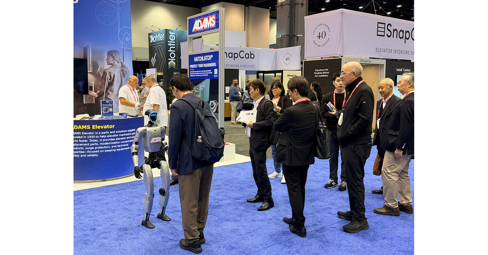 Humanoid Robot SKYE Draws Crowds at NAEC 2026 in Adams Elevator Booth ...
